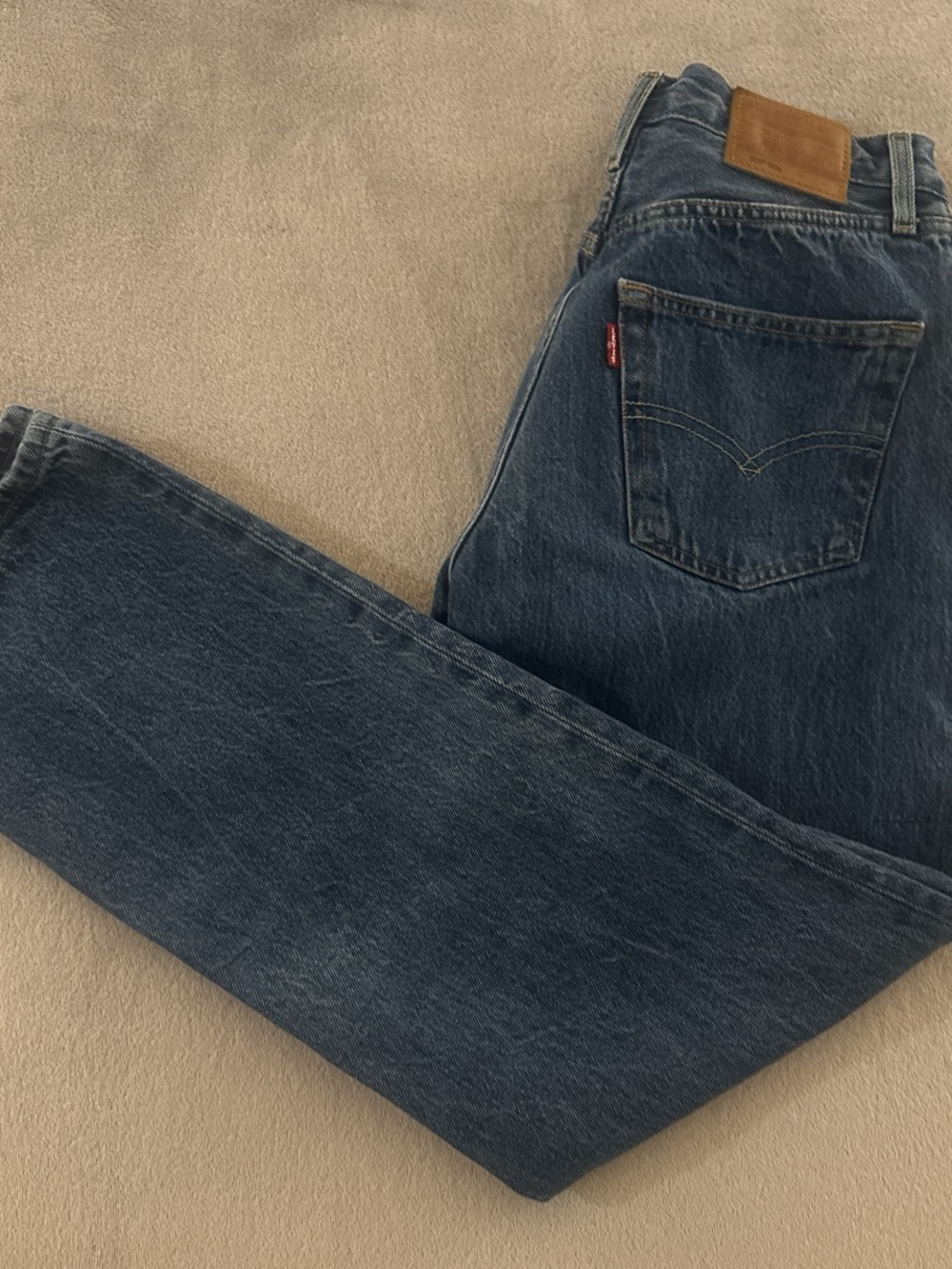 Levi's Women’s Straight Leg Jeans - Dark Indigo Blue